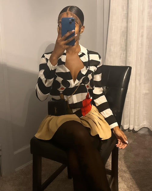 pleated skirt - fetch