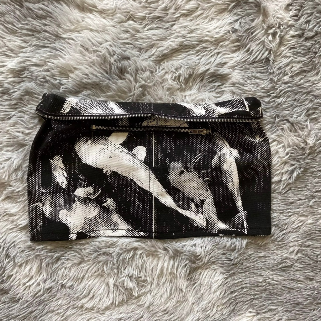 Koi Japanese Denim Skirt - fetch