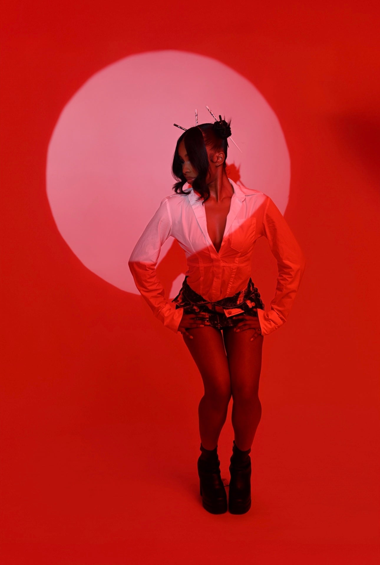 Koi Japanese Denim Skirt - fetch